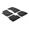 Set tappeti su misura in moquette nero