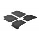 Set tappeti su misura in moquette nero