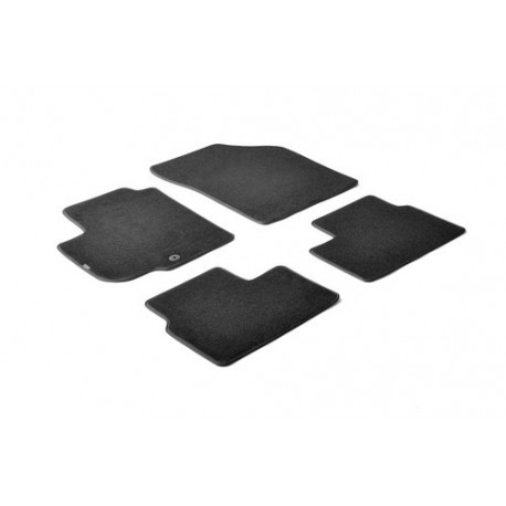 Set tappeti su misura in moquette nero