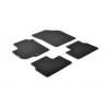 Set tappeti su misura in moquette nero
