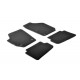 Set tappeti su misura in moquette nero