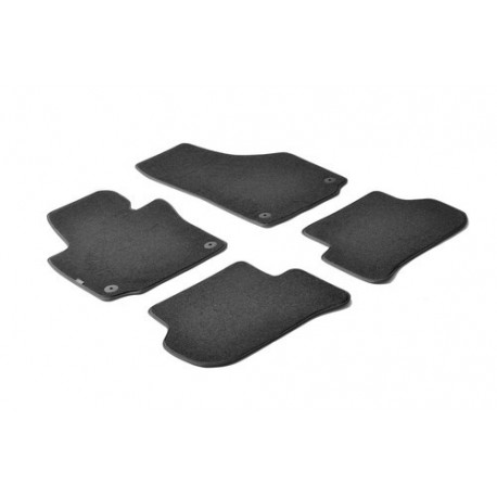 Set tappeti su misura in moquette nero