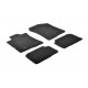 Set tappeti su misura in moquette nero