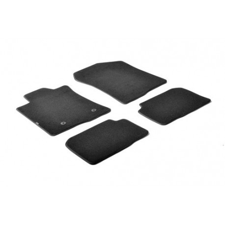 Set tappeti su misura in moquette nero