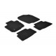 Set tappeti su misura in moquette nero