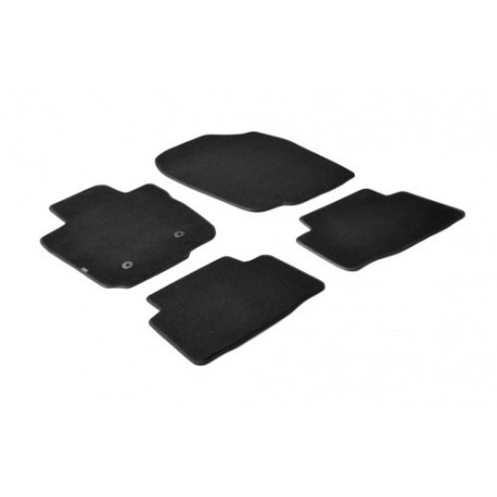 Set tappeti su misura in moquette nero