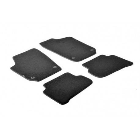 Set tappeti su misura in moquette nero