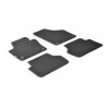 Set tappeti su misura in moquette nero