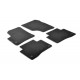 Set tappeti su misura in moquette nero