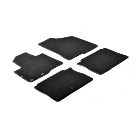 Set tappeti su misura in moquette nero