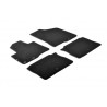 Set tappeti su misura in moquette nero