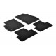 Set tappeti su misura in moquette nero