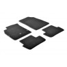Set tappeti su misura in moquette nero