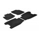 Set tappeti su misura in moquette nero