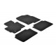 Set tappeti su misura in moquette nero