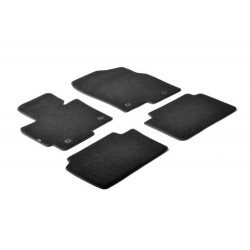 Set tappeti su misura in moquette nero