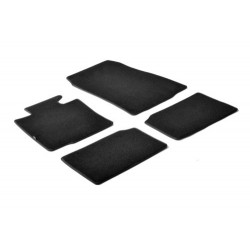 Set tappeti su misura in moquette nero