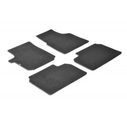 Set tappeti su misura in moquette nero