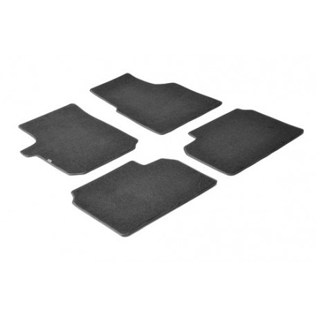 Set tappeti su misura in moquette nero