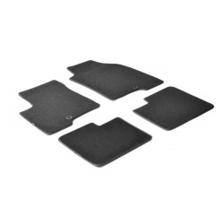 Set tappeti su misura in moquette nero