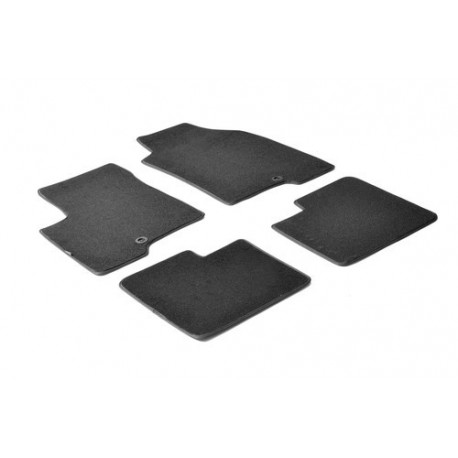 Set tappeti su misura in moquette nero