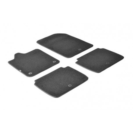 Set tappeti su misura in moquette nero