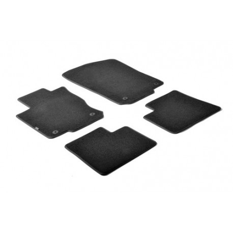 Set tappeti su misura in moquette nero