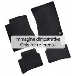 Set tappeti su misura in moquette nero