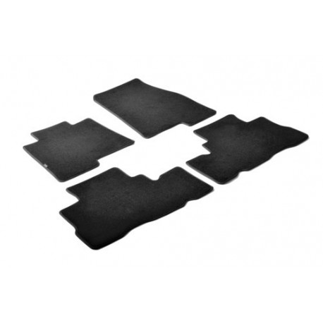 Set tappeti su misura in moquette nero