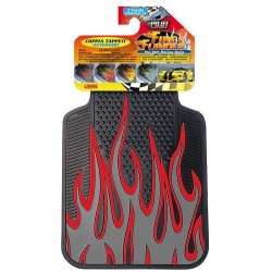 Fire & Furious coppia tappeti anteriori universali grigio