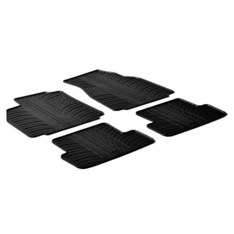 Set tappeti su misura in gomma