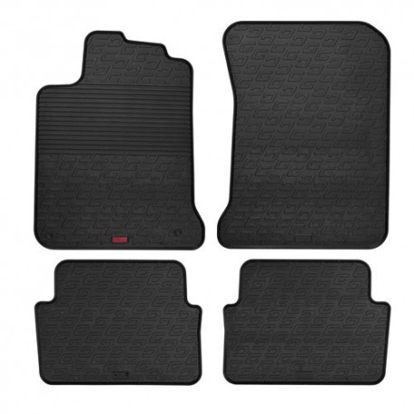 Set tappeti su misura in gomma