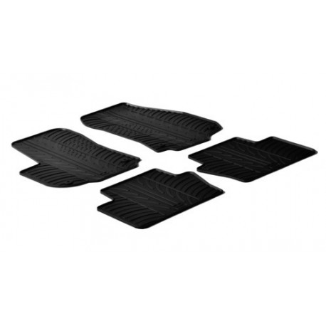 Set tappeti su misura in gomma