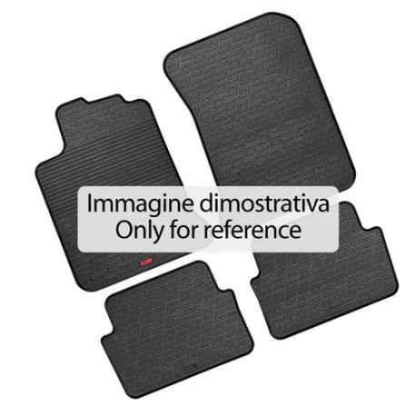 Set tappeti su misura in gomma