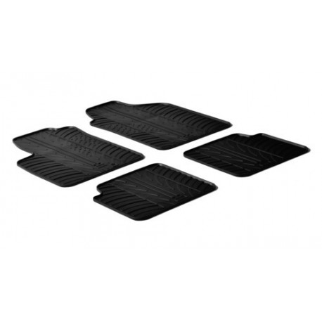Set tappeti su misura in gomma
