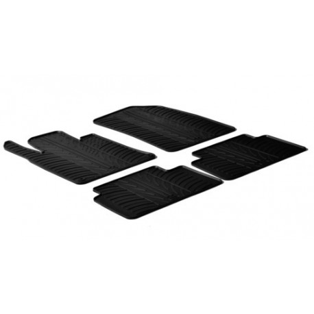 Set tappeti su misura in gomma