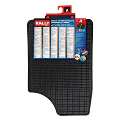 Rally coppia tappeti in gomma anteriori A cm 70x48,5