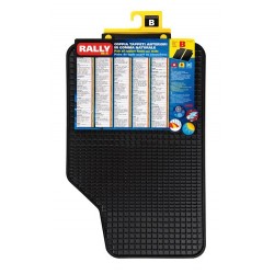 Rally coppia tappeti in gomma anteriori B cm 70x46
