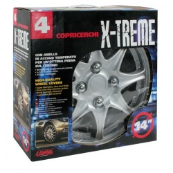 C 099 X Treme Kit 4 Copricerchi Coppe ruota diametro 14