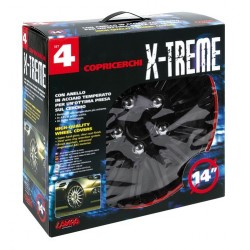 C 118 X Treme Kit 4 Copricerchi Coppe ruota diametro 14