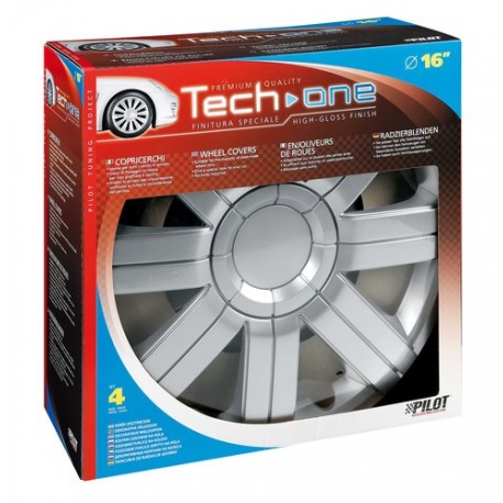 Sportive Kit 4 Copricerchi Coppe ruota diametro 16