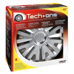 Royal Silver Kit 4 Copricerchi Coppe ruota diametro 15