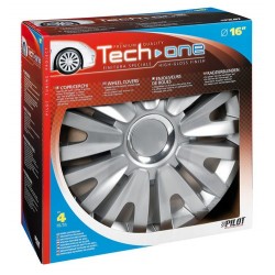 Royal Silver Kit 4 Copricerchi Coppe ruota diametro 16