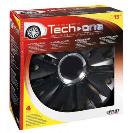 Royal Black Kit 4 Copricerchi Coppe ruota diametro 15