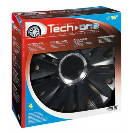 Royal Black Kit 4 Copricerchi Coppe ruota diametro 16