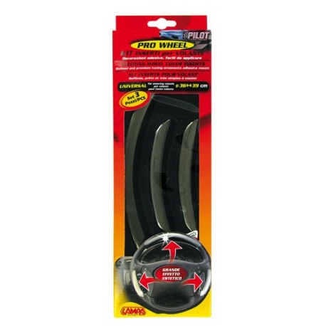 Pro Wheel kit inserti per volante Cromo/nero