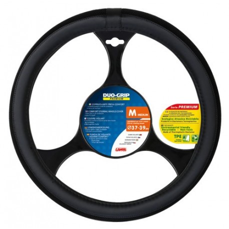 Duo Grip coprivolante presa confort in TPE M diametro 37/39 cm nero