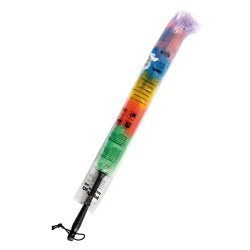 Piumino elettrostatico multicolor