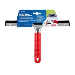 Spatola asciugavetro in metallo 25 cm