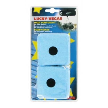 Lucky Vegas dadi fortunati Azzurro